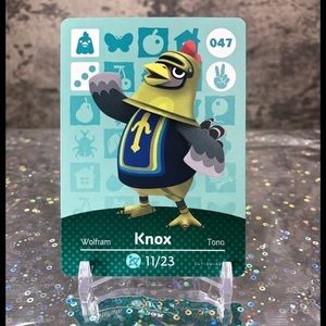 Knox #047 Animal Crossing Amiibo Card